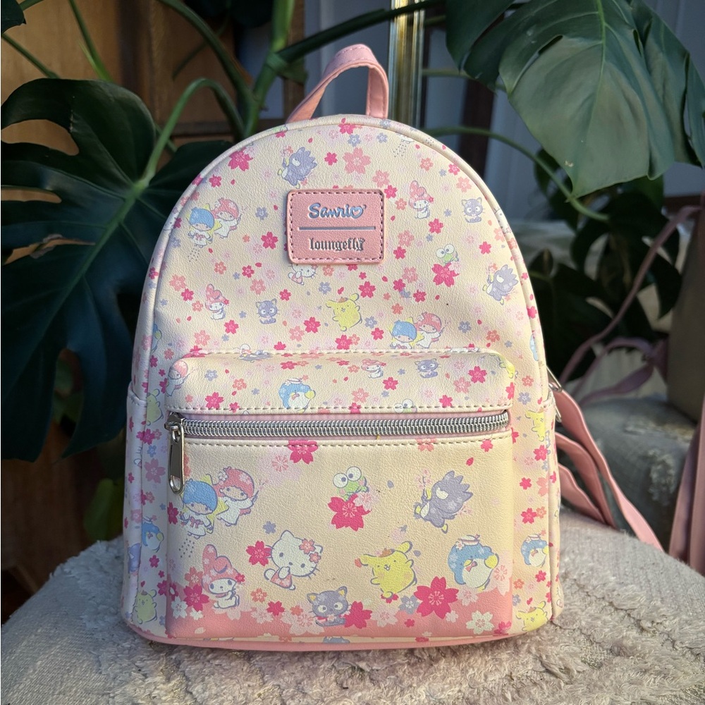 Loungefly Pastel Pink Floral Backpack